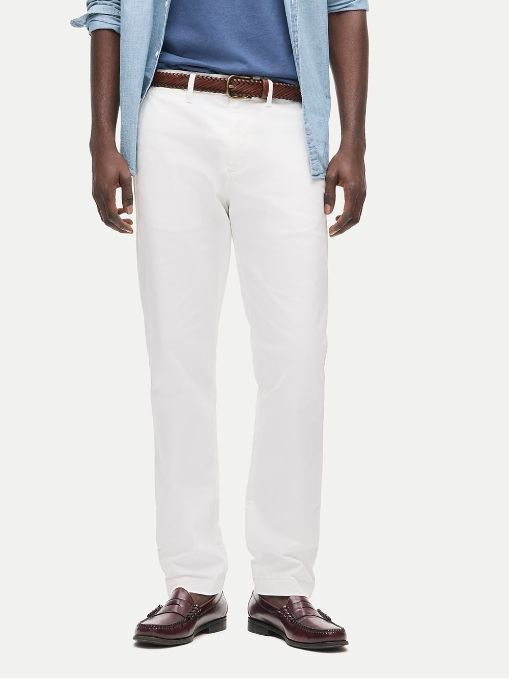 J. Crew 770 Straight-fit stretch chino pant in White Size 38 NWT $98 AR886